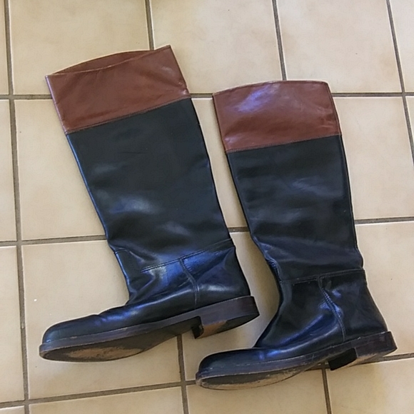Vintage Moreschi Italy black brown boots